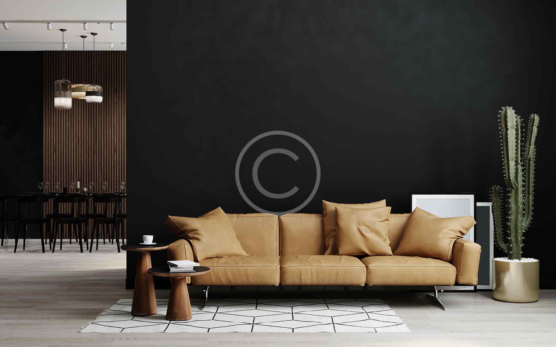 Gorgeous black walls